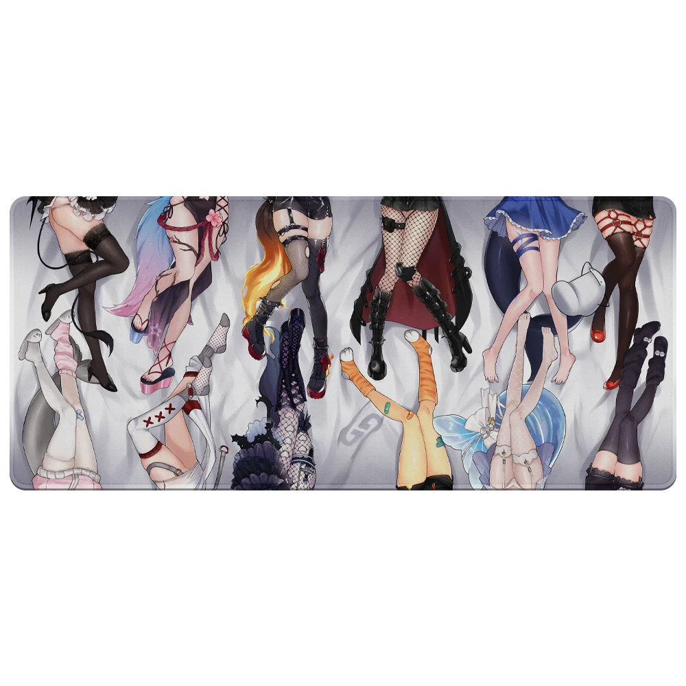 Anime Girl Thigh Vtuber Mouse Pad